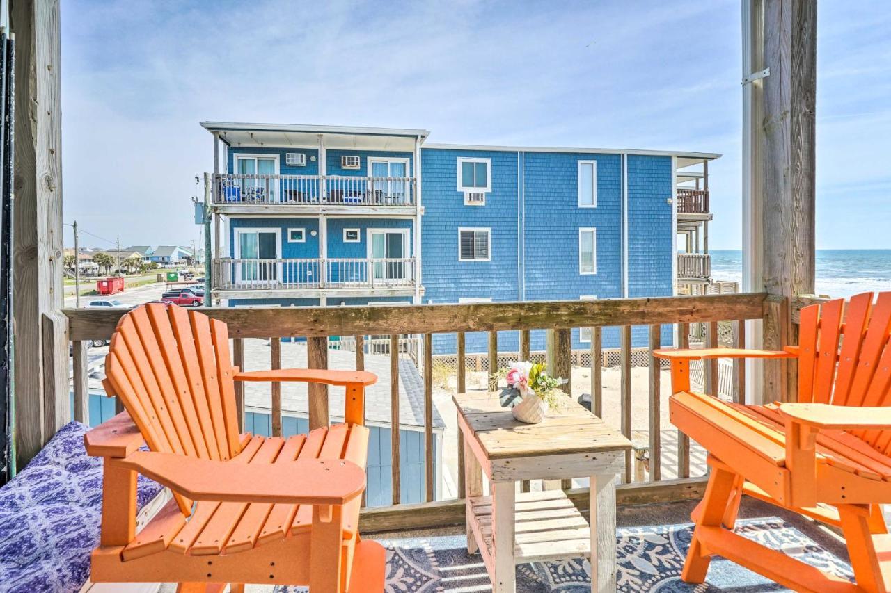 North Topsail Condo - Steps To Beach! ノース・トップセール・ビーチ エクステリア 写真